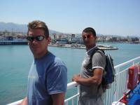 Patras Port de Patras, entre de la mer de Corinthe, et ... plus ventu des spots de Grece ... FAROS !!